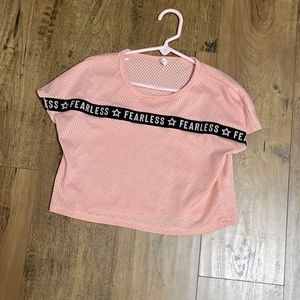 pink crop top!